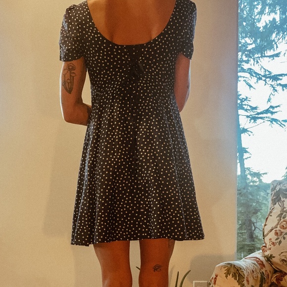 Jill Stuart Polka Dot Mini Dress - Picture 2 of 4